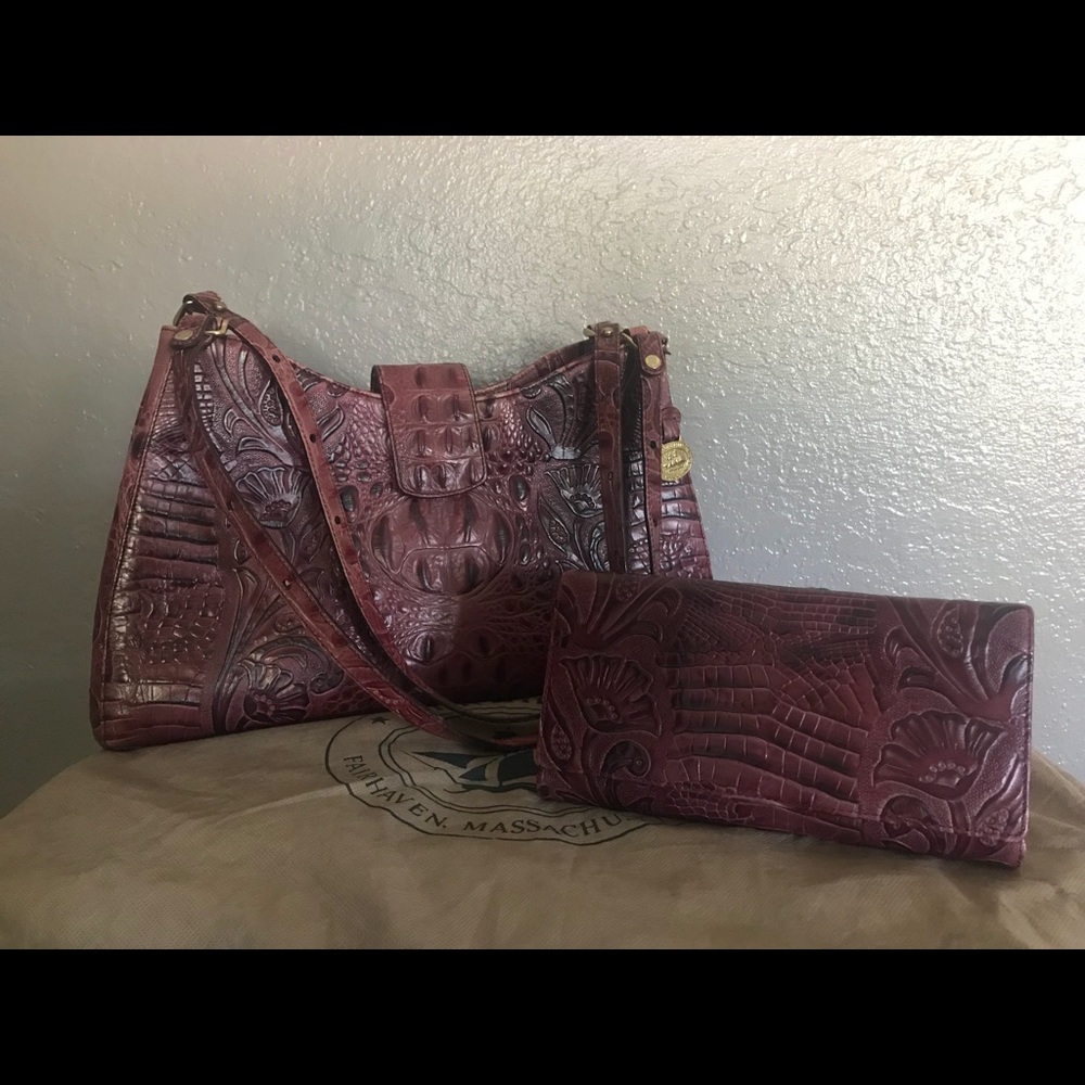Sold! Brahmin handbag and wallet